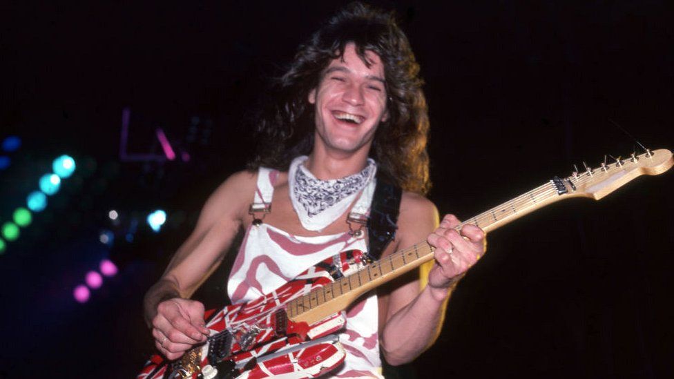 How Eddie Van Halen 'scared the hell out of a million guitarists' - BBC News