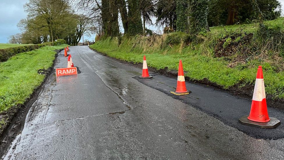 Potholes - Hanslough Road, Middletown, County Armagh