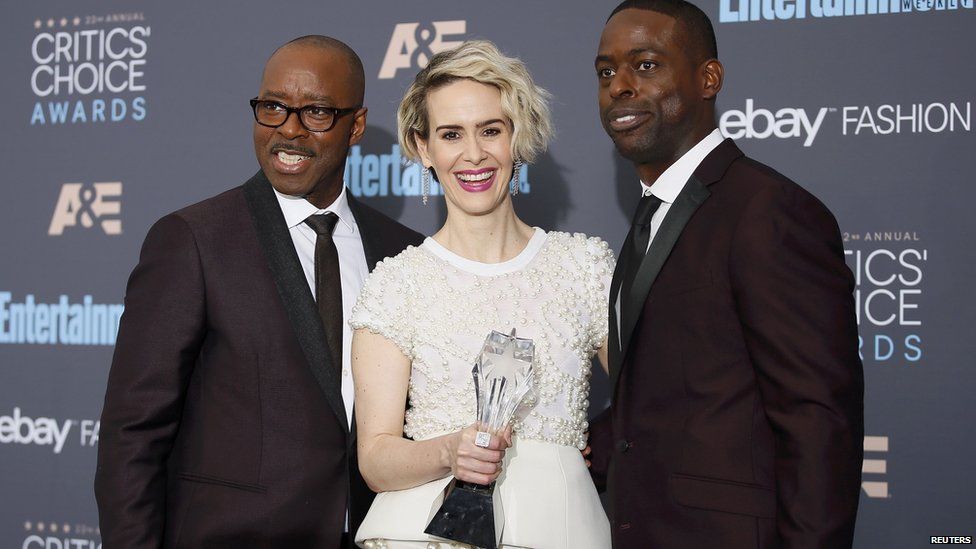 Courtney B Vance, Sarah Paulson and Sterling K Brown