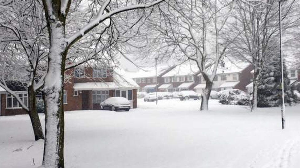 Snow in Sutton Coldfield