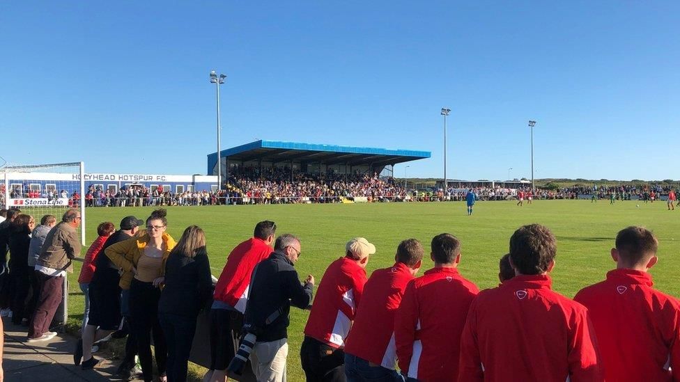 2019 island games football tournament finals in Holyhead