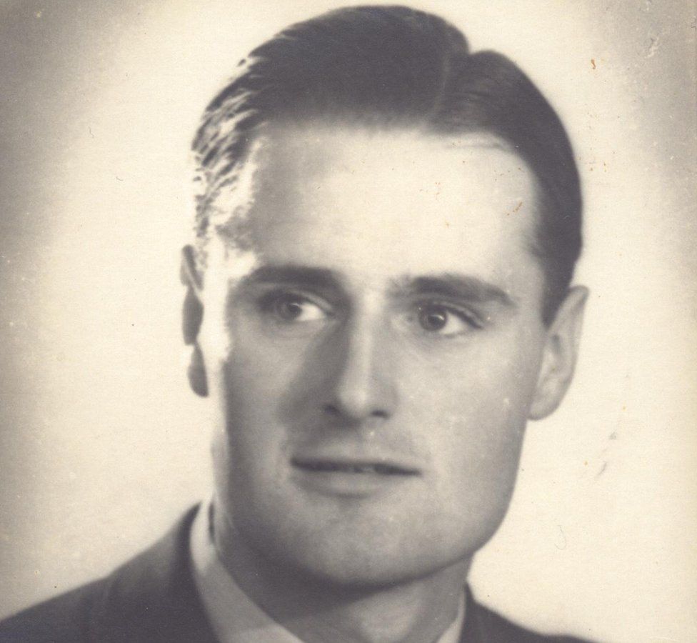 Mr Hemmings as a young man