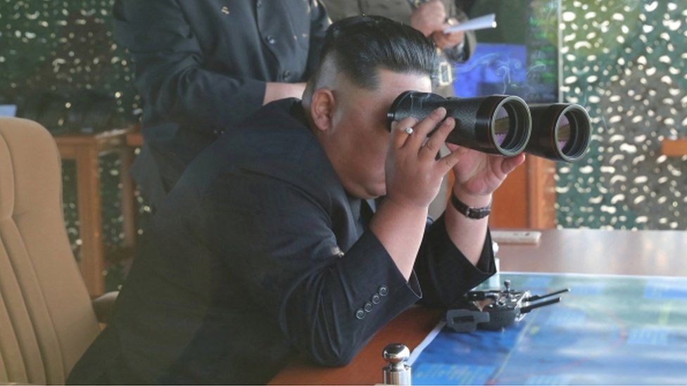 North Korean leader Kim Jong-un observes missile test, 24 August 2019