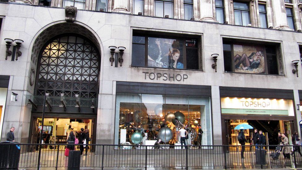 Topshop store in Oxford Circus