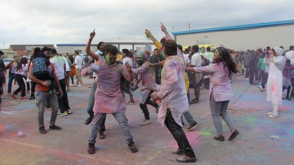 Holi celebrations