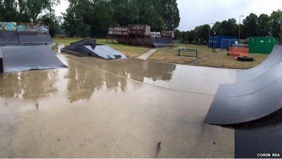 Work on new Thame skate park build begins BBC News