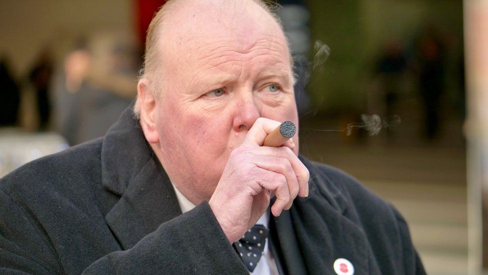 Winston Churchill lookalike
