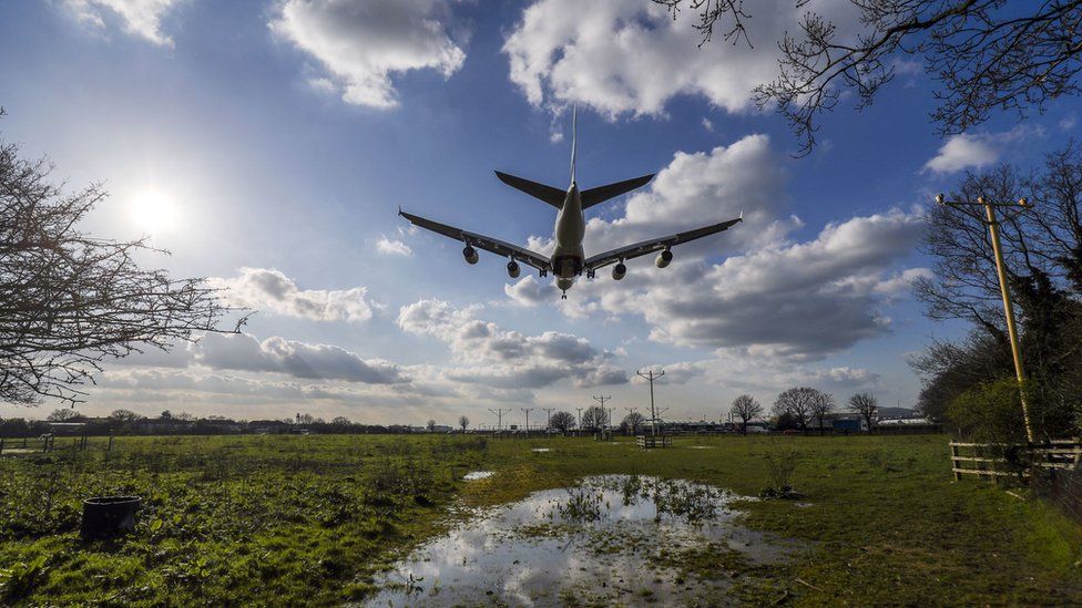 Plane at Heathrow