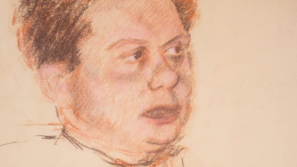 The last known sketch of Dylan Thomas