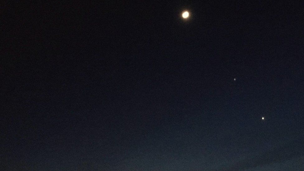 Photo of Venus and Jupiter in Carnguwch