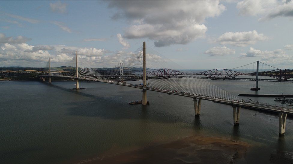 The Forth now has three bridges crossing it within a very short distance