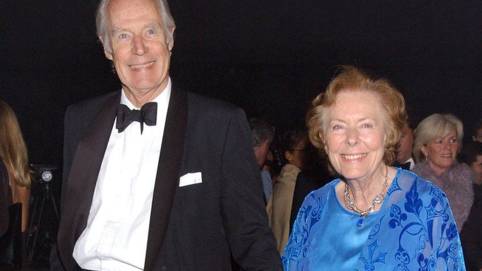 George Martin with wife Judy