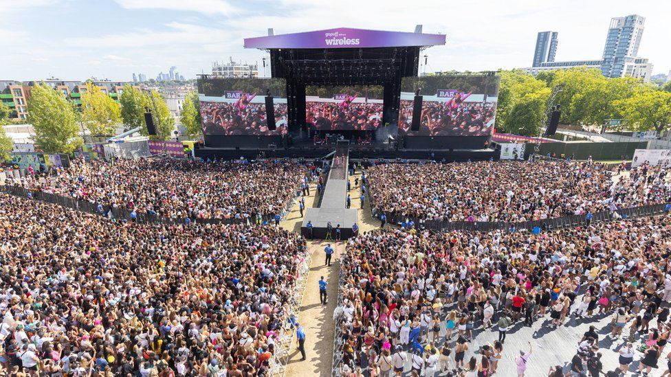 Festival crowds