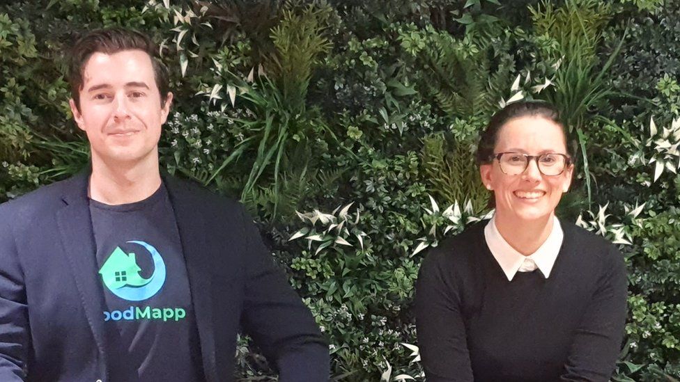 FloodMapp co-founders Juliette Murphy and Ryan Prosser