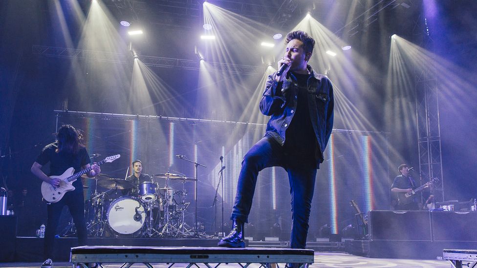 You Me at Six perform on stage during Slam Dunk Festival 2015 at Millennium Square in Leeds