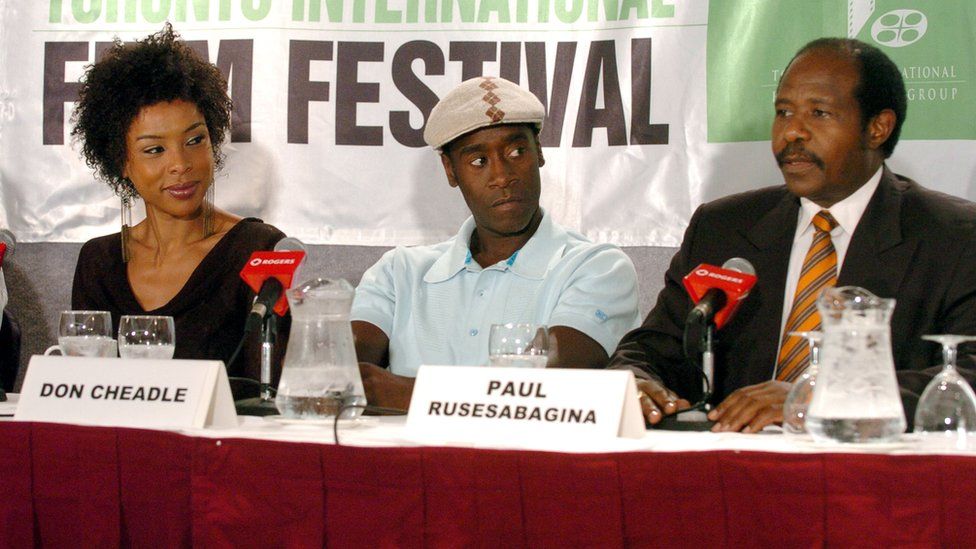 Hotel Rwanda press conference at the 2004 Toronto International Film Festival