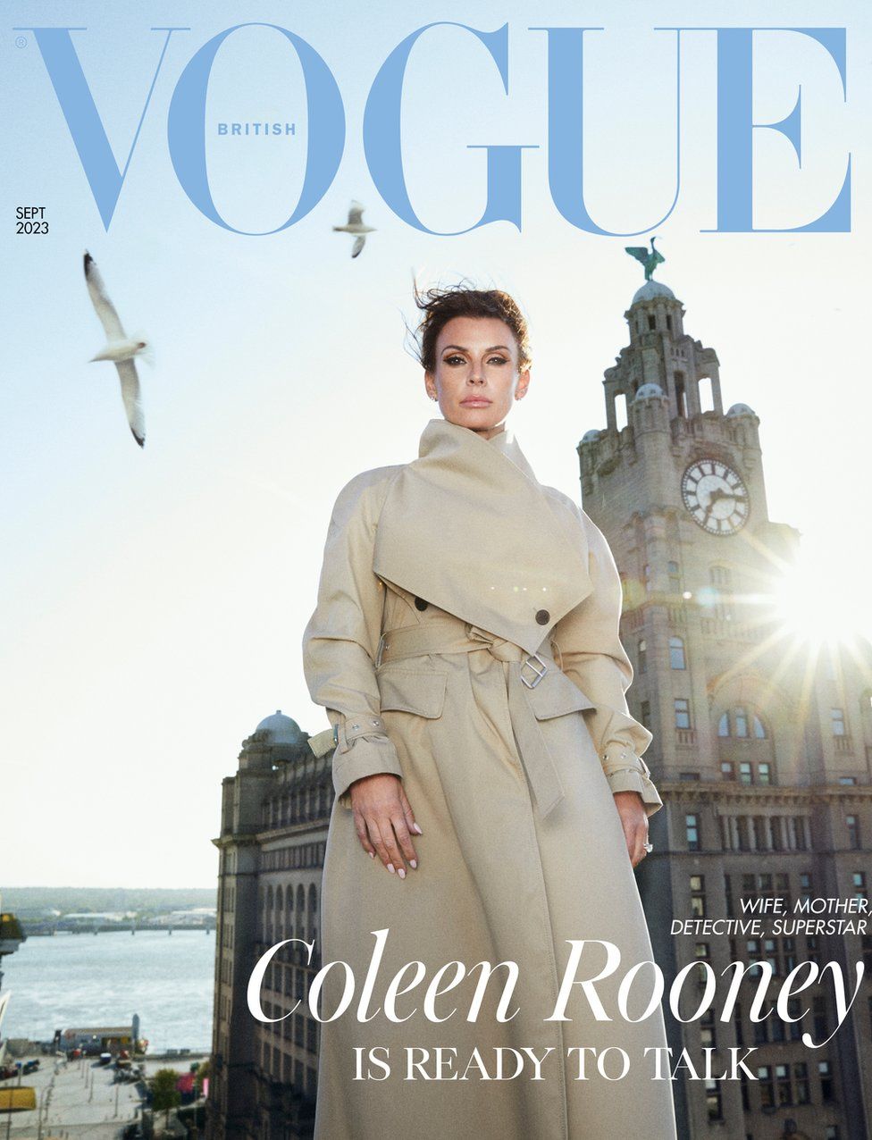 The September cover of Vogue magazine, featuring Coleen Rooney.
