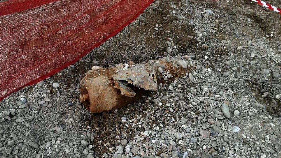 World War II explosive device discovered on a construction site in Fano