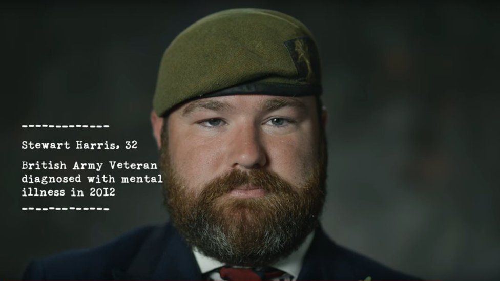 Screenshot from the RBL video showing young veteran Stewart Harries
