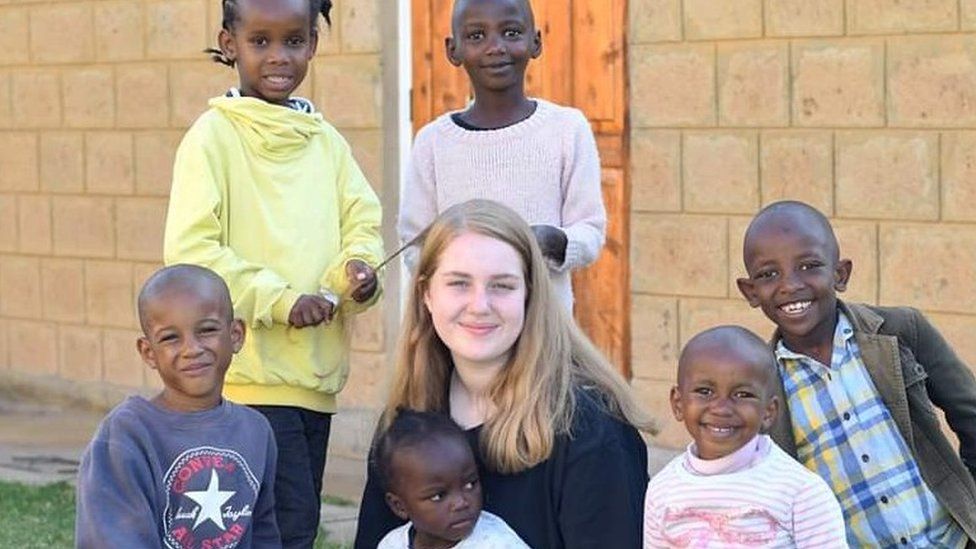 Charlotte in Kenya