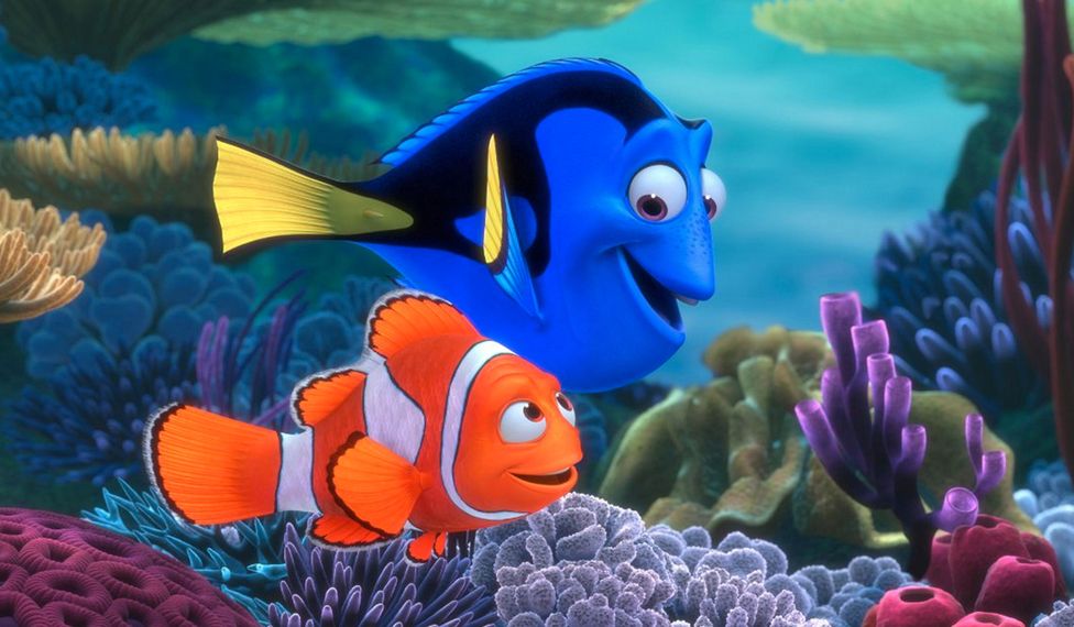 A scene from Finding Nemo