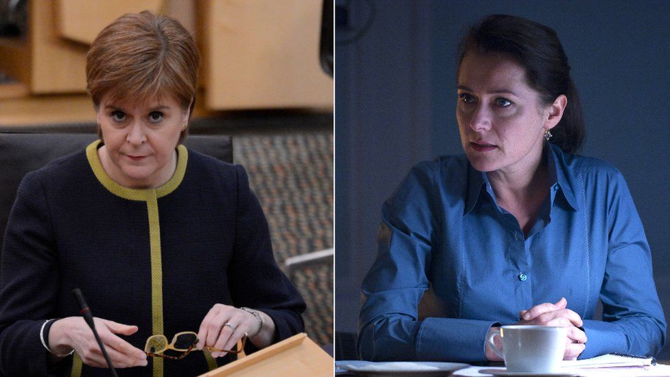 Nicola Sturgeon and Borgen's Birgitte Nyborg