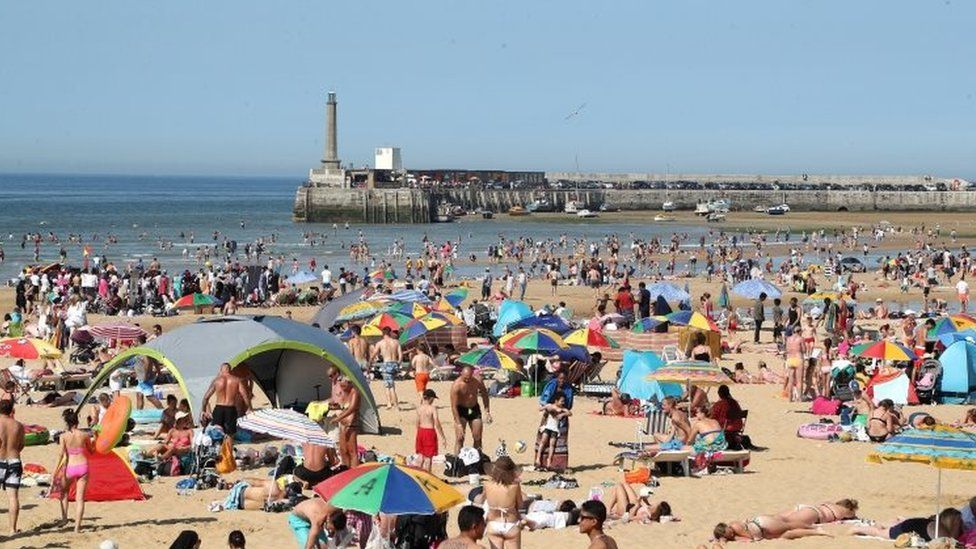 The beach in Margate, Kent