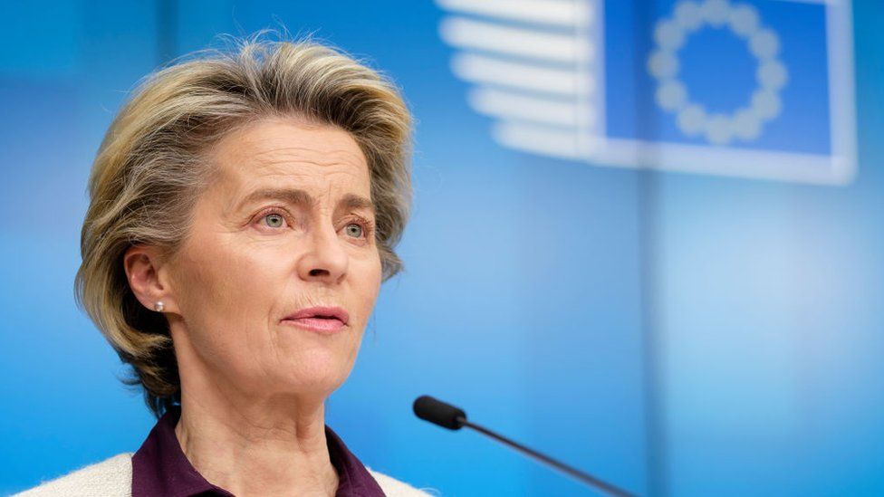 European Commission chief Ursula von der Leyen