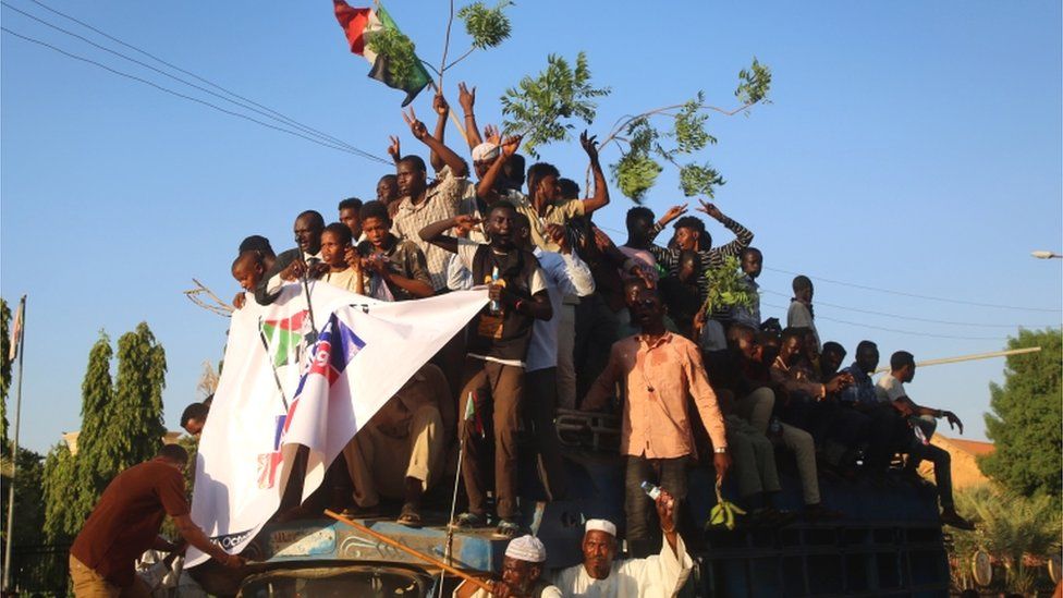 Thousands of Sudanese demonstrate against the government in Khartoum -18 October 202
