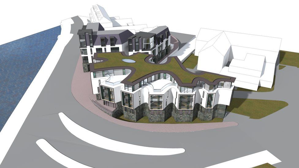Proposed development for the former Dunraven Court site in Porthcawl