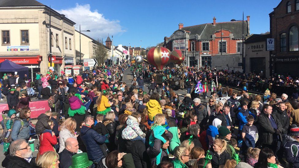 Downpatrick's annual parade in full swing