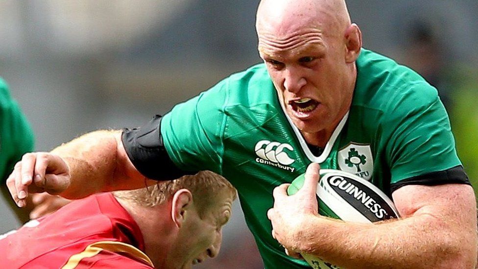 Paul O'Connell on the rampage for Ireland