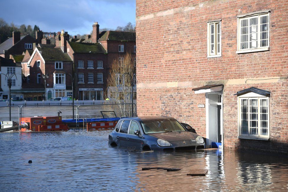 Flooding in Bewdley