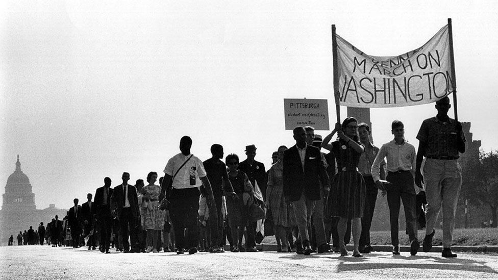 March for rights in 1963