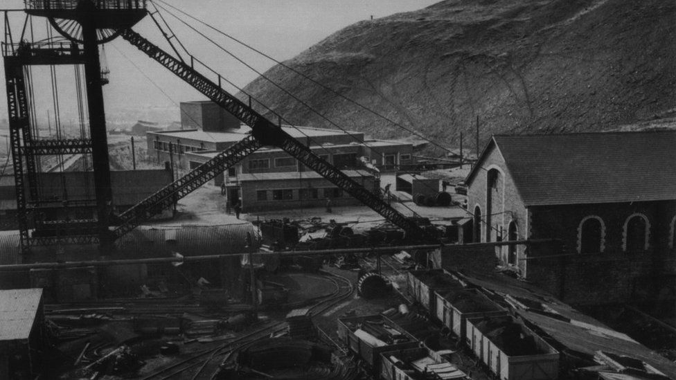 Caerau Colliery when it was in operation