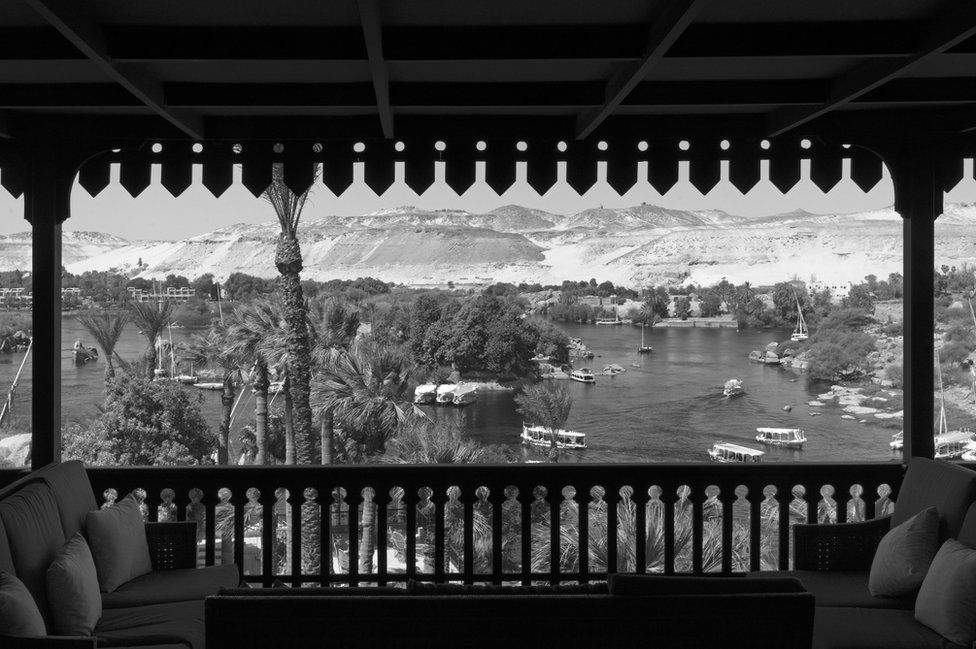View of the river Nile from the Winston Churchill suite