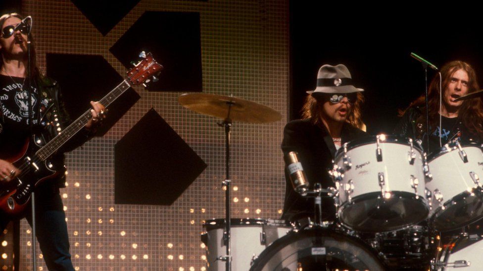 Motorhead, performing on Top of the Pops