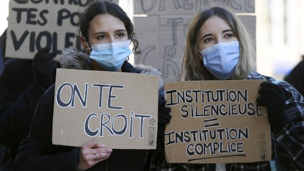 Протест в Science Po Страсбург, 12 фев 21