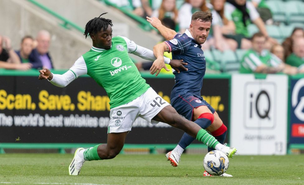 Megwa joins the Hibs loan contingent at Airdrie - BBC Sport