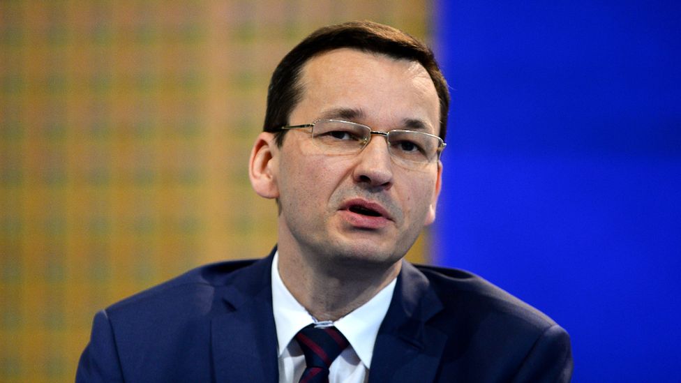 Primer ministro polaco Mateusz Morawiecki