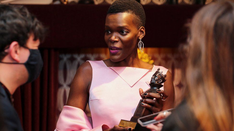 Sheila Atim, winner of the best actress award for Constellations