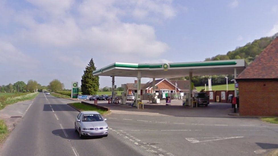 BP garage at Corse
