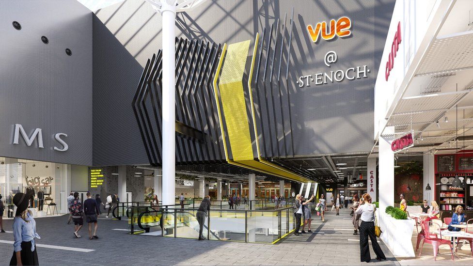 CGI of revamped St Enoch Centre