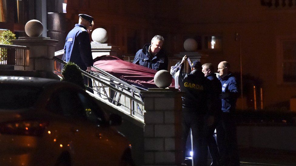 Body removed from hotel