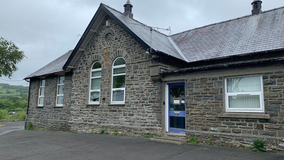 Former Coedmor Primary School in Cwmann, Carmarthenshire