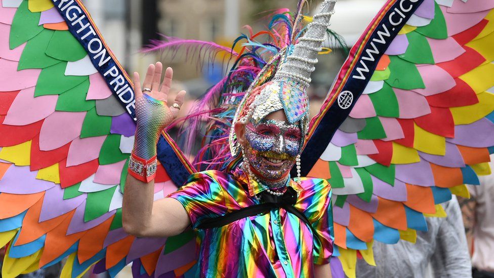 Brighton Pride reveller