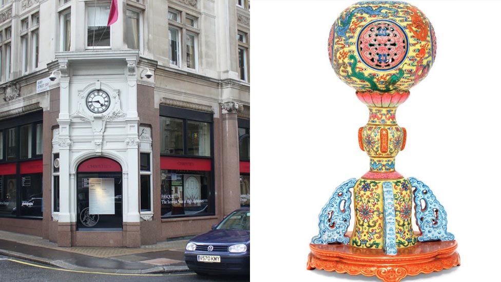 Christie's in King Street and the 19th Century hat stand
