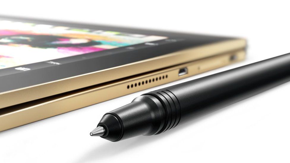 Lenovo Yoga Book copies handwriting off paper notepads BBC News