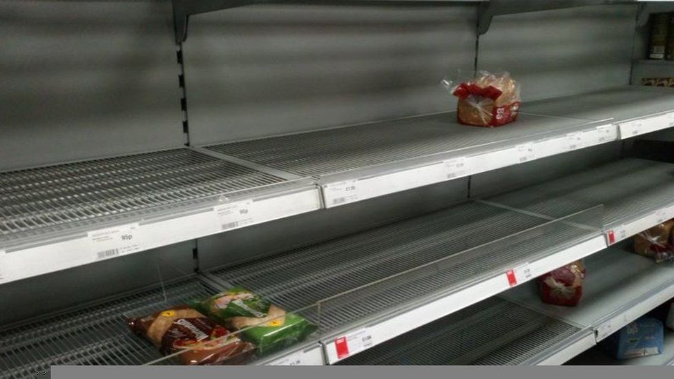 No bread on shop shelves