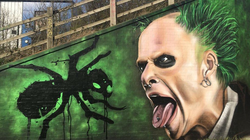 Mural tribute to Keith Flint